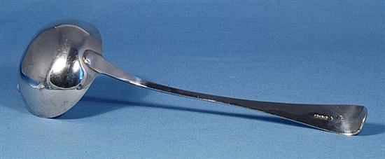 A George III silver Old English bead pattern soup ladle, Length; 12 ½”/132mm Bowl width 4”/102mm.Weight; 7ozs/200 grms.